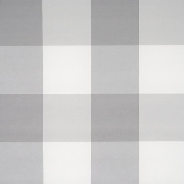 Willa Check Large Grey 5012357 by Schumacher Designer Wallpaper Plaid Wallcoverings 13.5" - Swanky Fabrics - Willa Check Large Grey 5012357 by Schumacher Designer Wallpaper Plaid Wallcoverings 13.5" - Swanky Fabrics -