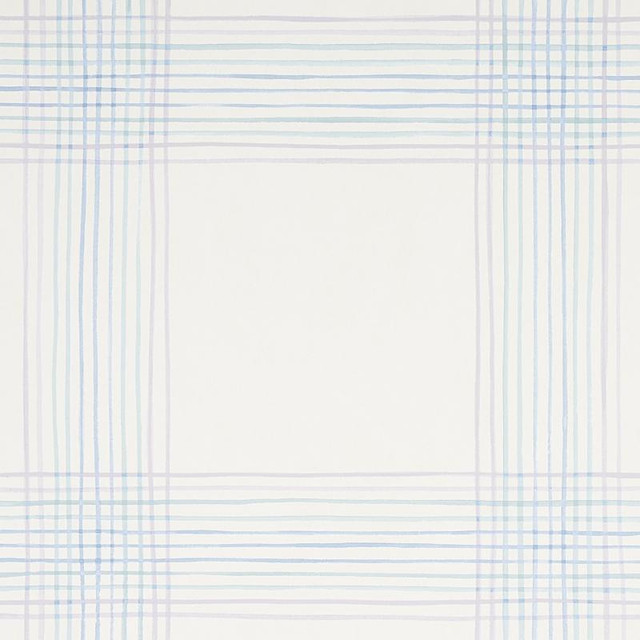 Minerva Plaid Hyacinth 5012371 by Schumacher Designer Wallpaper Plaid Wallcoverings 27.0" - Swanky Fabrics - Minerva Plaid Hyacinth 5012371 by Schumacher Designer Wallpaper Plaid Wallcoverings 27.0" - Swanky Fabrics -