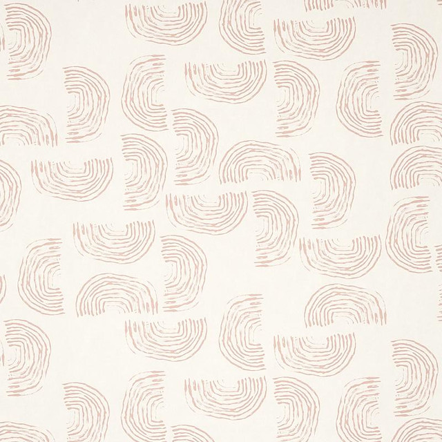 Quansoo Coral On Ivory 5012402 by Schumacher Designer Wallpaper Caroline Z Hurley 52.0" - Swanky Fabrics - Quansoo Coral On Ivory 5012402 by Schumacher Designer Wallpaper Caroline Z Hurley 52.0" - Swanky Fabrics -
