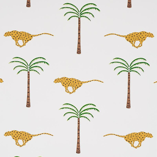 A Wild Desert Dream Safari 5012540 by Schumacher Designer Wallpaper Cristina Buckley 13.5" - Swanky Fabrics -