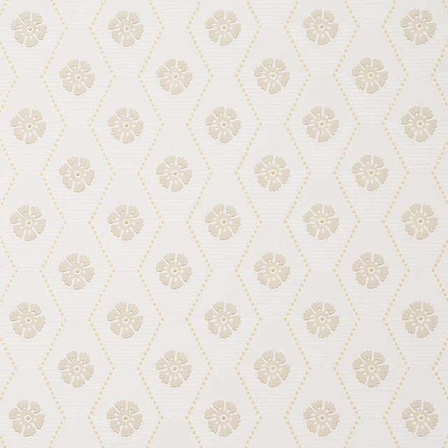Hive Bloom Sand 5013162 by Schumacher Designer Wallpaper Hobe Erwin - Swanky Fabrics -