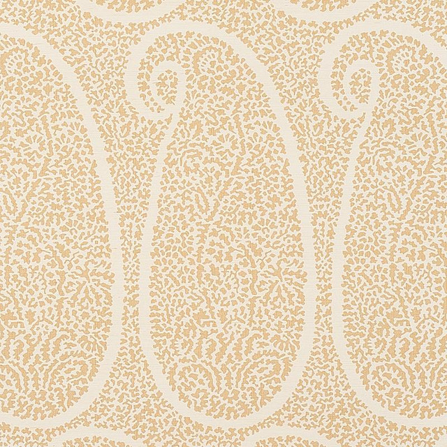 Ambala Paisley Sisal Straw 5013033 by Schumacher Designer Wallpaper Printed Grasscloths 34.0" - Swanky Fabrics - Ambala Paisley Sisal Straw 5013033 by Schumacher Designer Wallpaper Printed Grasscloths 34.0" - Swanky Fabrics -
