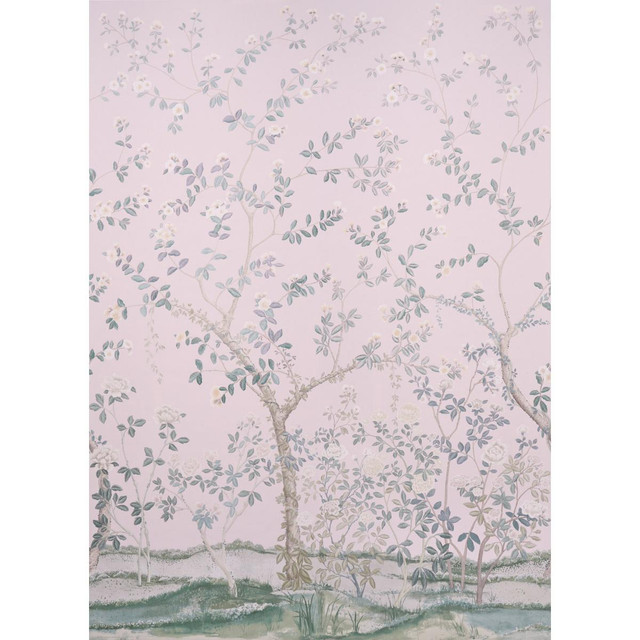 Madame De Pompadour Blush 5008542 by Schumacher Designer Wallpaper Miles Redd 104.0" - Swanky Fabrics - Madame De Pompadour Blush 5008542 by Schumacher Designer Wallpaper Miles Redd 104.0" - Swanky Fabrics -
