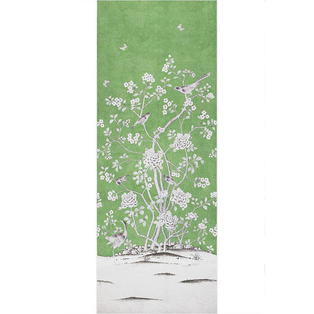Chinois Palais Panel Lettuce 5007120 by Schumacher Designer Wallpaper Mary Mcdonald 51.75" - Swanky Fabrics - Chinois Palais Panel Lettuce 5007120 by Schumacher Designer Wallpaper Mary Mcdonald 51.75" - Swanky Fabrics -