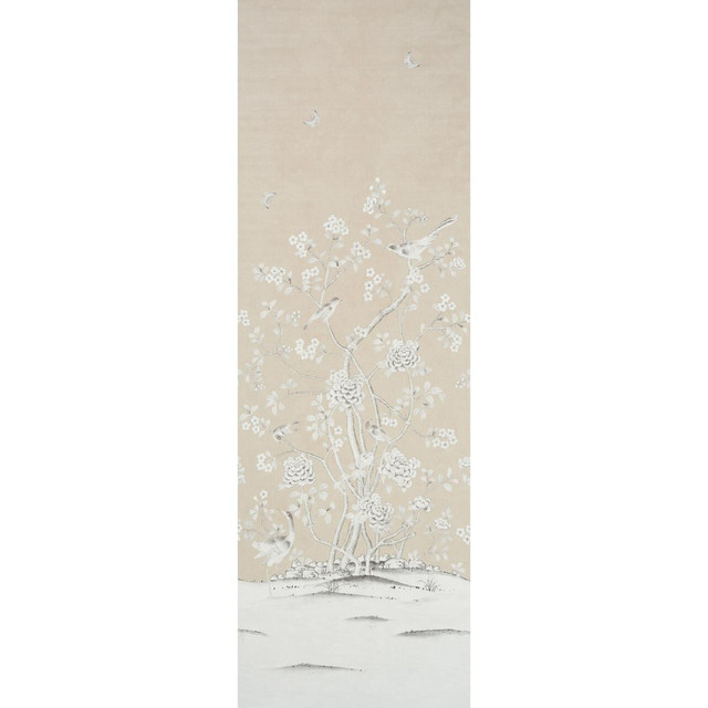 Chinois Palais Vinyl Panel Stone 5010161 by Schumacher Designer Wallpaper Silver Lining Performance Wallcoverings 47.0" - Swanky Fabrics - Chinois Palais Vinyl Panel Stone 5010161 by Schumacher Designer Wallpaper Silver Lining Performance Wallcoverings 47.0" - Swanky Fabrics -