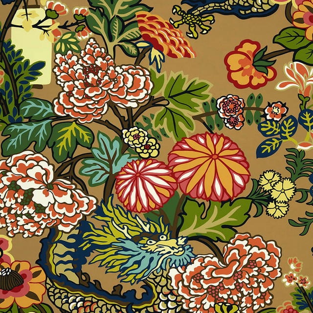 Chiang Mai Dragon Mocha 5001064 by Schumacher Wallcovering Schumacher Wallcovering Chiang Mai Dragon Mocha 5001064Wallcovering Paper UNITED STATES OF AMERICA </p><p>Repeat: H: HORZ. 27" (69CM) , V: VERT. 45 3/4" (116CM) 27 - Fabric Carolina - Chiang Mai Dragon Mocha 5001064 by Schumacher Wallcovering Schumacher Wallcovering Chiang Mai Dragon Mocha 5001064Wallcovering Paper UNITED STATES OF AMERICA </p><p>Repeat: H: HORZ. 27" (69CM) , V: VERT. 45 3/4" (116CM) 27 - Fabric Carolina -