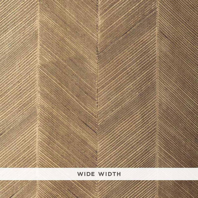 Chevron Texture Sable 5005652 by Schumacher Designer Wallpaper Textured Wallcoverings & Printed Grasscloths 14.0" - Swanky Fabrics - Chevron Texture Sable 5005652 by Schumacher Designer Wallpaper Textured Wallcoverings & Printed Grasscloths 14.0" - Swanky Fabrics -