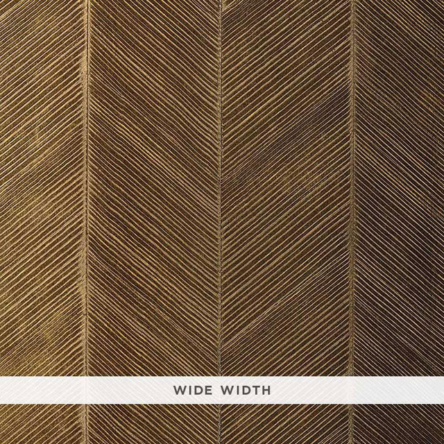 Chevron Texture Burnished Bronze 5005653 by Schumacher Designer Wallpaper Textured Wallcoverings & Printed Grasscloths 13.5" - Swanky Fabrics - Chevron Texture Burnished Bronze 5005653 by Schumacher Designer Wallpaper Textured Wallcoverings & Printed Grasscloths 13.5" - Swanky Fabrics -