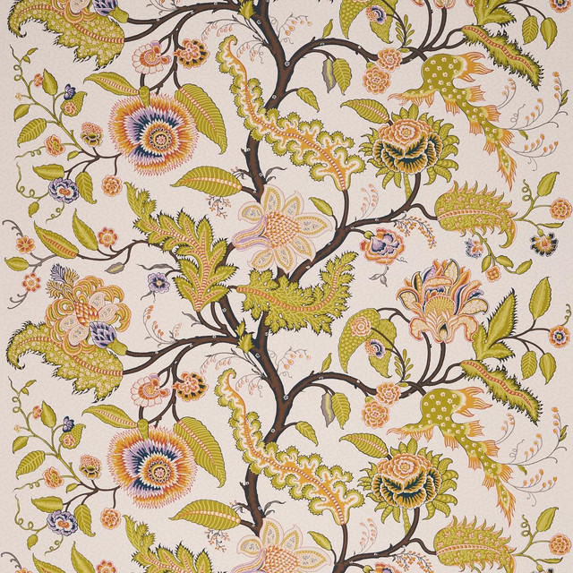 Sinhala Sidewall Bittersweet 5006610 by Schumacher Designer Wallpaper Martyn Lawrence Bullard 52.75" - Swanky Fabrics - Sinhala Sidewall Bittersweet 5006610 by Schumacher Designer Wallpaper Martyn Lawrence Bullard 52.75" - Swanky Fabrics -
