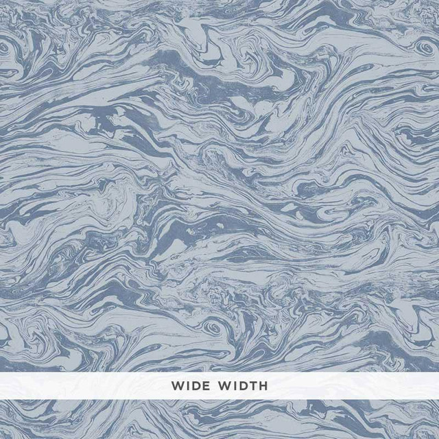 Romeo Lapis 5006891 by Schumacher Designer Wallpaper Fabulous Faux 27.12" - Swanky Fabrics -