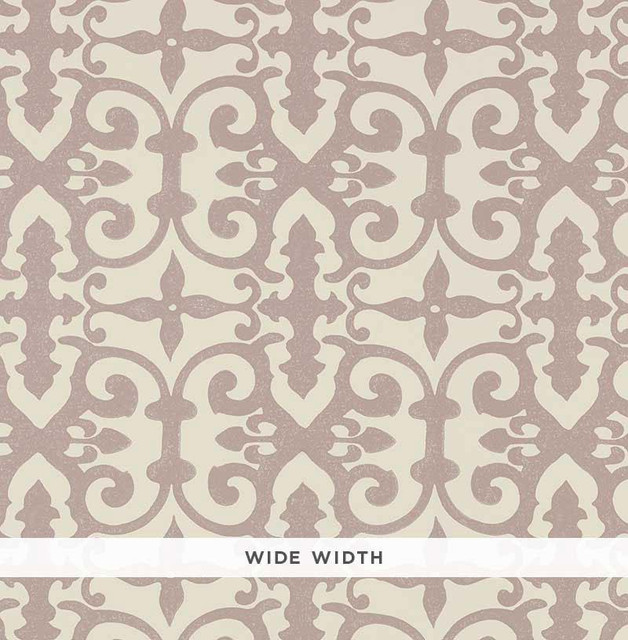 Ferne Park Lilac 5008040 by Schumacher Designer Wallpaper Veere Grenney 10.25" - Swanky Fabrics -