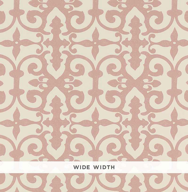 Ferne Park Pink 5008041 by Schumacher Designer Wallpaper Veere Grenney 10.25" - Swanky Fabrics - Ferne Park Pink 5008041 by Schumacher Designer Wallpaper Veere Grenney 10.25" - Swanky Fabrics -