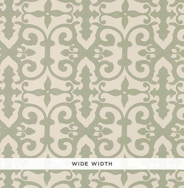 Ferne Park Sage 5008043 by Schumacher Designer Wallpaper Veere Grenney 10.25" - Swanky Fabrics - Ferne Park Sage 5008043 by Schumacher Designer Wallpaper Veere Grenney 10.25" - Swanky Fabrics -