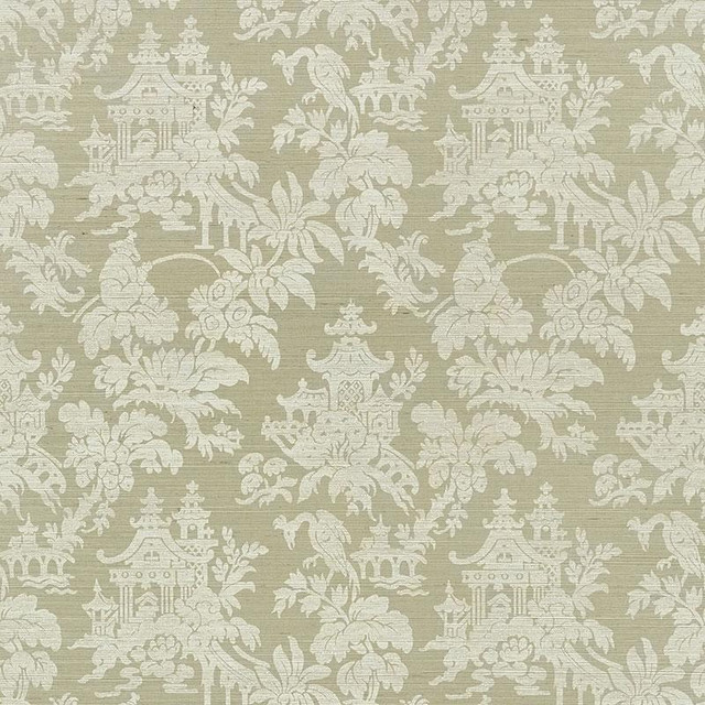 Brighton Sisal Sage 5008322 by Schumacher Designer Wallpaper Shangri-La 16.62" - Swanky Fabrics - Brighton Sisal Sage 5008322 by Schumacher Designer Wallpaper Shangri-La 16.62" - Swanky Fabrics -