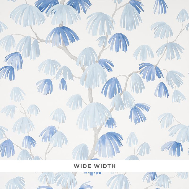 Weeping Pine Slate 5008331 by Schumacher Designer Wallpaper David Kaihoi 54.0" - Swanky Fabrics - Weeping Pine Slate 5008331 by Schumacher Designer Wallpaper David Kaihoi 54.0" - Swanky Fabrics -