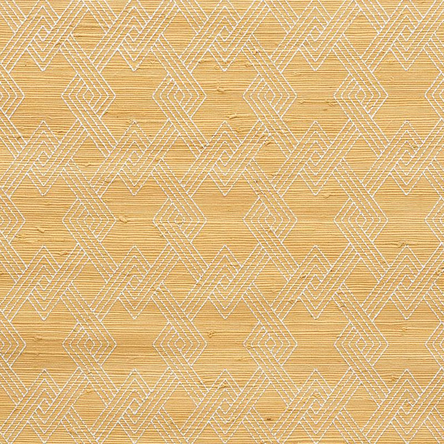 Hix Embroidered Jute Natural 5008960 by Schumacher Designer Wallpaper Happy Together 3.75" - Swanky Fabrics - Hix Embroidered Jute Natural 5008960 by Schumacher Designer Wallpaper Happy Together 3.75" - Swanky Fabrics -
