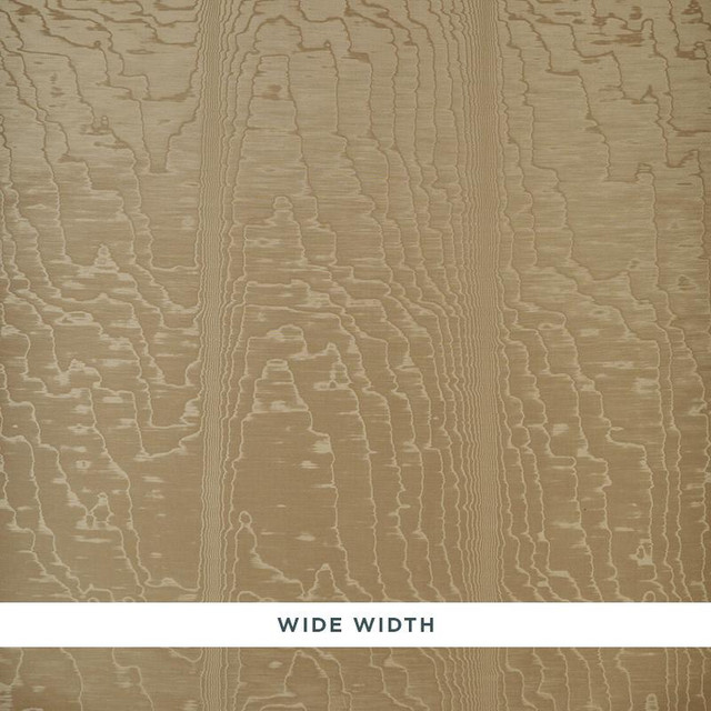 Moir Wallcovering Fawn 5009671 by Schumacher Designer Wallpaper Modern Glamour - Swanky Fabrics -