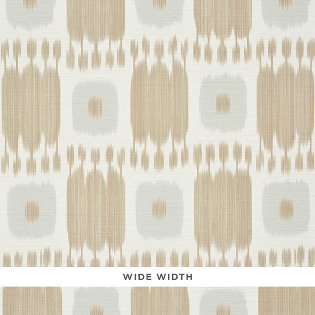 Kandira Wheat 5009852 by Schumacher Designer Wallpaper World View 8.75" - Swanky Fabrics - Kandira Wheat 5009852 by Schumacher Designer Wallpaper World View 8.75" - Swanky Fabrics -