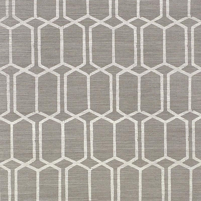 Modern Trellis Sisal Charcoal 5010101 by Schumacher Designer Wallpaper Textured Wallcoverings & Printed Grasscloths 6.75" - Swanky Fabrics - Modern Trellis Sisal Charcoal 5010101 by Schumacher Designer Wallpaper Textured Wallcoverings & Printed Grasscloths 6.75" - Swanky Fabrics -