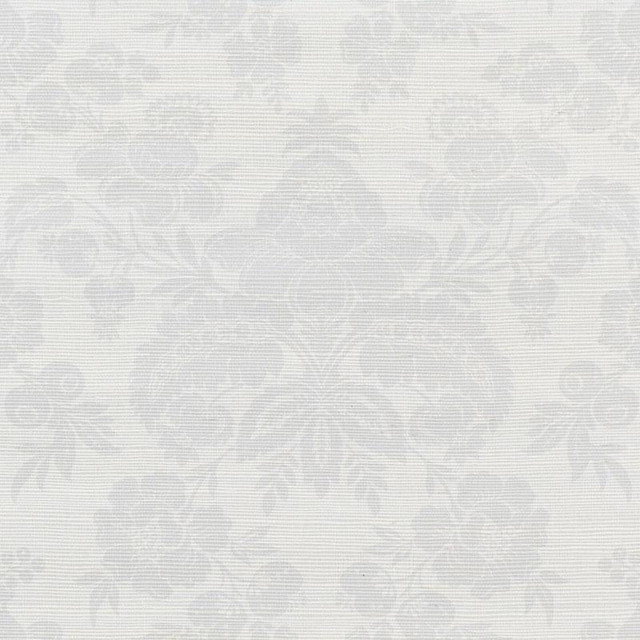 Simone Damask Grasscloth Silver 5010120 by Schumacher Designer Wallpaper Textured Wallcoverings & Printed Grasscloths 15.75" - Swanky Fabrics -