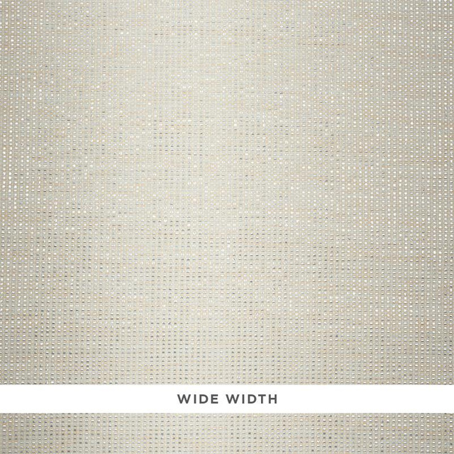 Metal Paperweave Ivory 5010311 by Schumacher Designer Wallpaper Down To Earth Textured Wallcovering - Swanky Fabrics -