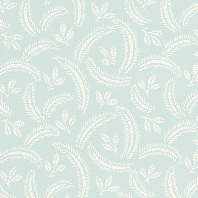 Delia Sky 5010351 by Schumacher Designer Wallpaper Wallflowers 6.75" - Swanky Fabrics - Delia Sky 5010351 by Schumacher Designer Wallpaper Wallflowers 6.75" - Swanky Fabrics -