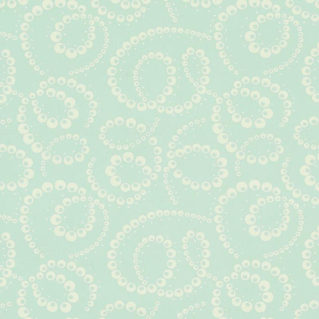 Dorian Seafoam 5010362 by Schumacher Designer Wallpaper Wallflowers 5.5" - Swanky Fabrics - Dorian Seafoam 5010362 by Schumacher Designer Wallpaper Wallflowers 5.5" - Swanky Fabrics -