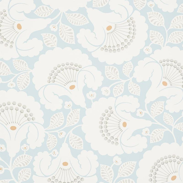 Jackie Sky 5010371 by Schumacher Designer Wallpaper Wallflowers 27.0" - Swanky Fabrics - Jackie Sky 5010371 by Schumacher Designer Wallpaper Wallflowers 27.0" - Swanky Fabrics -