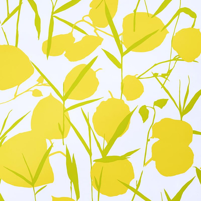 Joan Yellow 5010780 by Schumacher Designer Wallpaper Flower Power 28.5" - Swanky Fabrics - Joan Yellow 5010780 by Schumacher Designer Wallpaper Flower Power 28.5" - Swanky Fabrics -