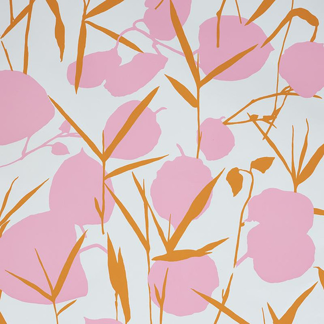 Joan Pink 5010781 by Schumacher Designer Wallpaper Flower Power 28.5" - Swanky Fabrics - Joan Pink 5010781 by Schumacher Designer Wallpaper Flower Power 28.5" - Swanky Fabrics -