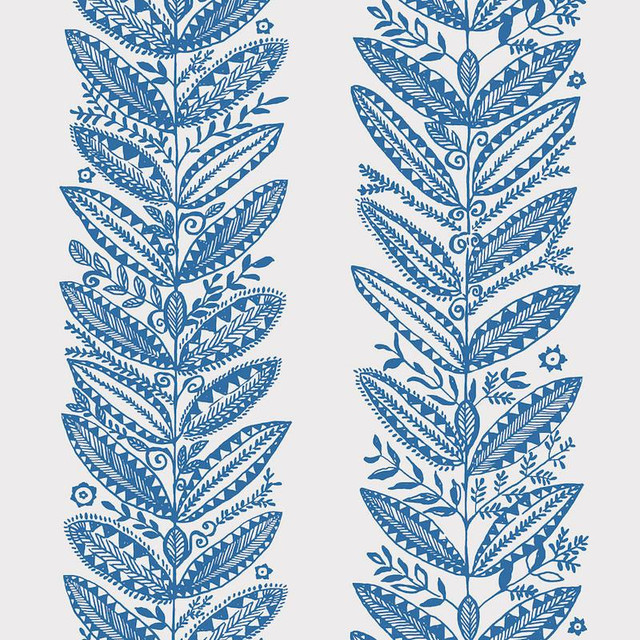 Eland Blue 5010831 by Schumacher Designer Wallpaper Scandinavian Modern 27.0" - Swanky Fabrics - Eland Blue 5010831 by Schumacher Designer Wallpaper Scandinavian Modern 27.0" - Swanky Fabrics -