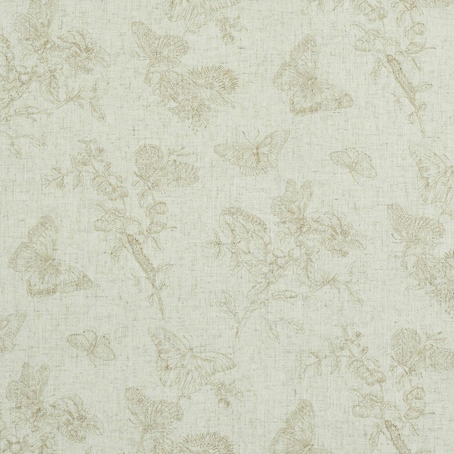 Baudin Butterfly Linen Natural 5011832 by Schumacher Designer Wallpaper Perennial Favorites 26.0" - Swanky Fabrics - Baudin Butterfly Linen Natural 5011832 by Schumacher Designer Wallpaper Perennial Favorites 26.0" - Swanky Fabrics -