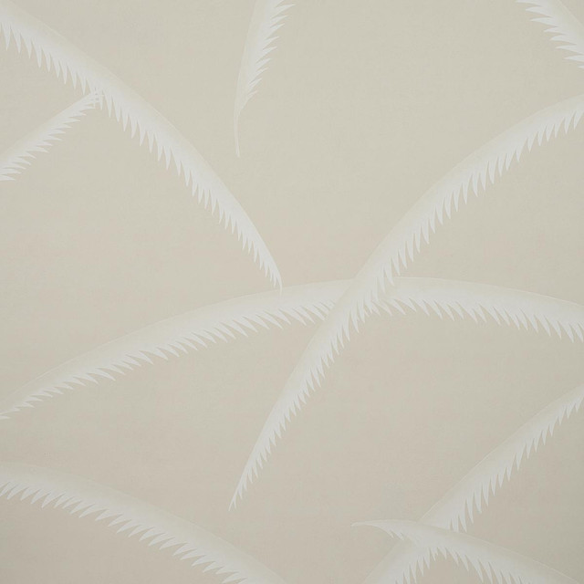 Deco Palms Ivory On Natural 5013303 by Schumacher Designer Wallpaper Panels Collection 54.0" - Swanky Fabrics - Deco Palms Ivory On Natural 5013303 by Schumacher Designer Wallpaper Panels Collection 54.0" - Swanky Fabrics -