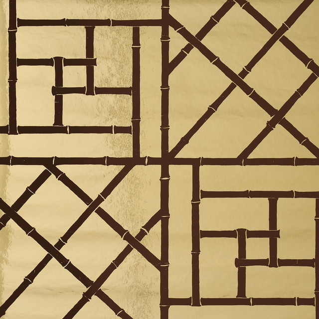 Trellis Metallic Glam Gold 5012760 by Schumacher Designer Wallpaper Cristina Buckley 27.0" - Swanky Fabrics - Trellis Metallic Glam Gold 5012760 by Schumacher Designer Wallpaper Cristina Buckley 27.0" - Swanky Fabrics -