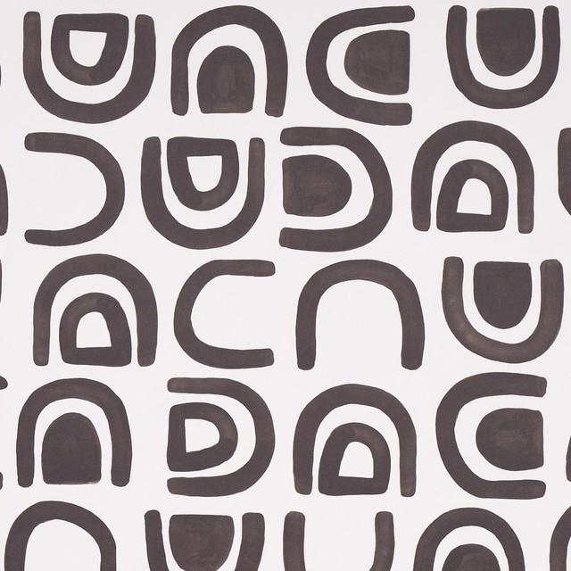 Threshold Carbon 5014010 by Schumacher Designer Wallpaper Hadiya Williams 27.0" - Swanky Fabrics - Threshold Carbon 5014010 by Schumacher Designer Wallpaper Hadiya Williams 27.0" - Swanky Fabrics -