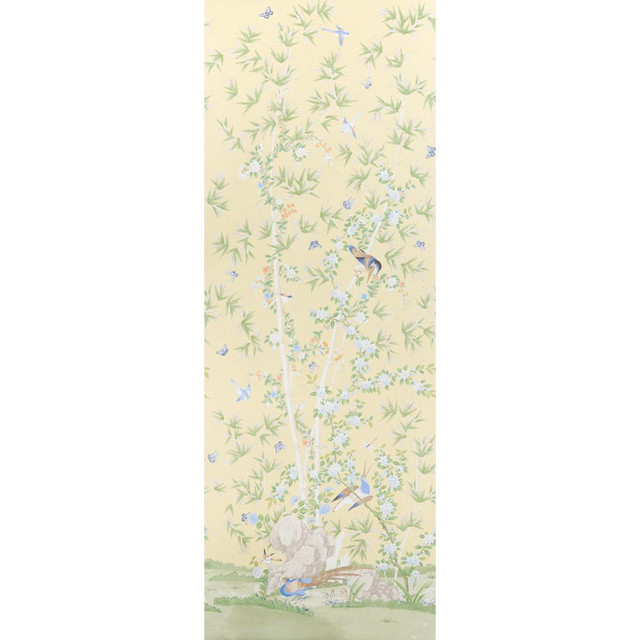 Brighton Pavilion Panel Yellow 5007747 by Schumacher Designer Wallpaper Panels Collection 52.0" - Swanky Fabrics - Brighton Pavilion Panel Yellow 5007747 by Schumacher Designer Wallpaper Panels Collection 52.0" - Swanky Fabrics -