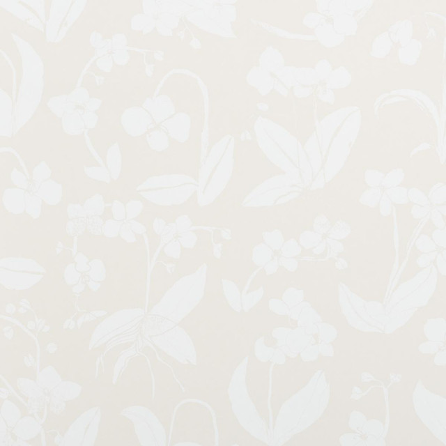 Orchids Have Dreams Light Neutral 5014102 by Schumacher Designer Wallpaper Hera Ford 18.0" - Swanky Fabrics - Orchids Have Dreams Light Neutral 5014102 by Schumacher Designer Wallpaper Hera Ford 18.0" - Swanky Fabrics -