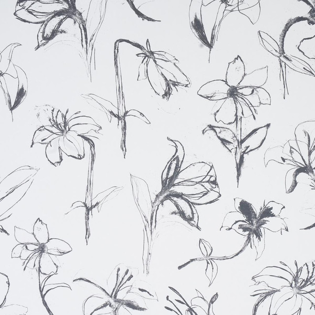 Close Your Eyes And Remember Soft Black 5014080 by Schumacher Designer Wallpaper Hera Ford 27.0" - Swanky Fabrics - Close Your Eyes And Remember Soft Black 5014080 by Schumacher Designer Wallpaper Hera Ford 27.0" - Swanky Fabrics -