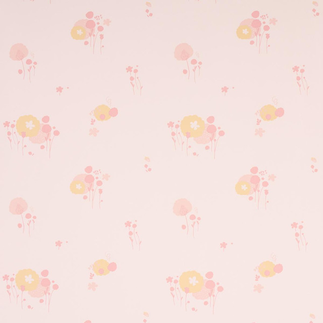 Pom Pom Forest Blush 5014060 by Schumacher Designer Wallpaper Marie-Chantal 13.5" - Swanky Fabrics - Pom Pom Forest Blush 5014060 by Schumacher Designer Wallpaper Marie-Chantal 13.5" - Swanky Fabrics -