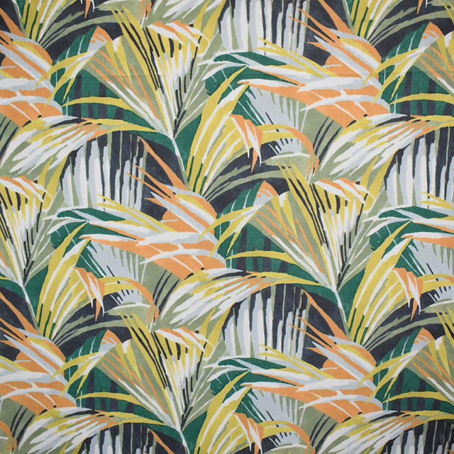 S5087 Palm by Greenhouse Designer Fabric M11: Memos by Color 100% Polyester India 50,000 double rubs </p><p>Repeat: 26.625" H, 24.5" V 55" - Swanky Fabrics -