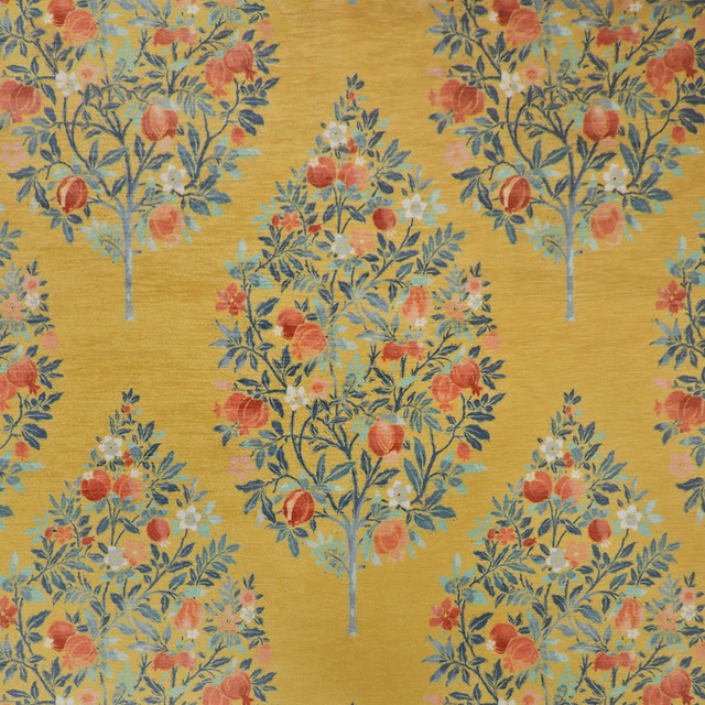 S5361 Amber by Greenhouse Designer Fabric M13: Memos by Color 100% Polyester China 50,000 double rubs </p><p>Repeat: 19.75" H, 14" V 56" - Swanky Fabrics -