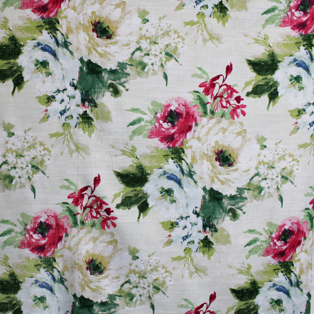 S5172 Blossom by Greenhouse Designer Fabric M11: Memos by Color 75% Cotton, 25% Linen Pakistan 20,000 double rubs </p><p>Repeat: 27.25" H, 24.75" V 56" - Swanky Fabrics -