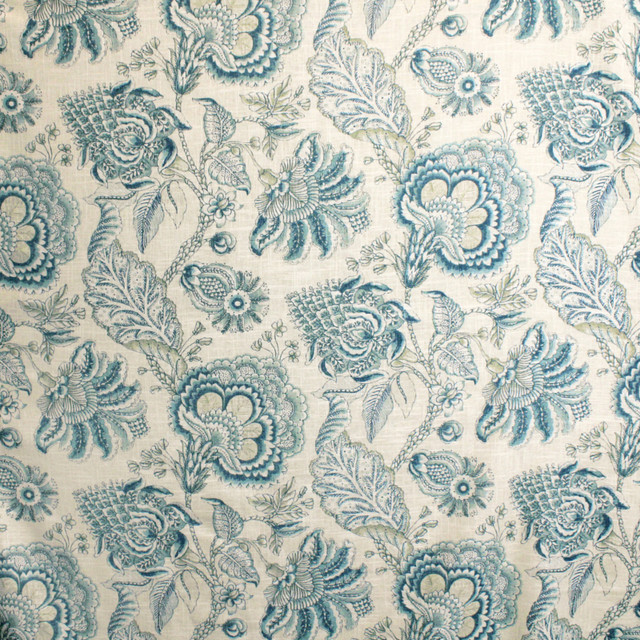 S5180 Blue Danube by Greenhouse Designer Fabric M11: Memos by Color 55% Linen, 45% Viscose Korea 12,000 double rubs </p><p>Repeat: 27.25" H, 24.13" V 56" - Swanky Fabrics -