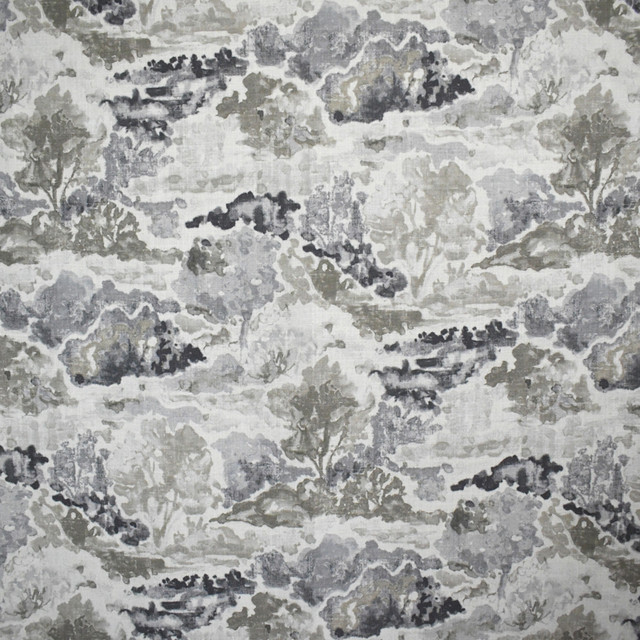 S5194 Ash by Greenhouse Designer Fabric M11: Memos by Color 100% Polyester China 50,000 double rubs </p><p>Repeat: 26.75" H, 26.5" V 58" - Swanky Fabrics -