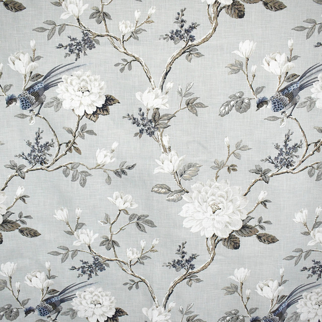 S5196 Dove by Greenhouse Designer Fabric M11: Memos by Color 100% Cotton Pakistan 50,000 double rubs </p><p>Repeat: 27" H, 25" V 56" - Swanky Fabrics -