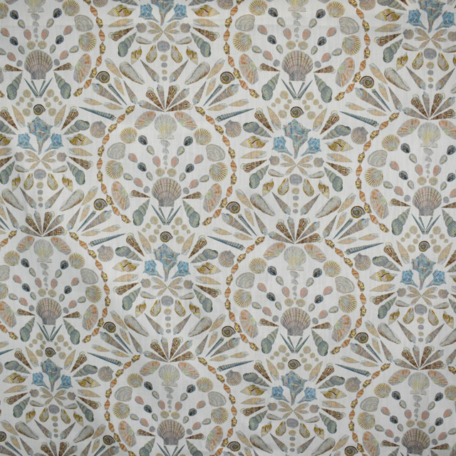 S5080 Shell by Greenhouse Designer Fabric M11: Memos by Color 90% Cotton, 10% Linen Pakistan 12,000 double rubs </p><p>Repeat: 18" H, 18" V 54" - Swanky Fabrics -