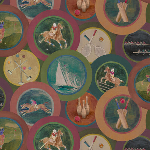 FG095.H113.0 by Mulberry Wallcovering Mulberry Wallcovering FG095.H113.0Wallcovering ICONS WALLPAPERS NON WOVEN - 100% United Kingdom </p><p>Repeat: H: , V: 19.7 27.58 - Fabric Carolina -