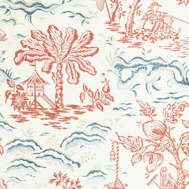 P8022101.195.0 by Brunschwig & Fils Wallcovering Brunschwig & Fils Wallcovering P8022101.195.0Wallcovering MANOIR WALLPAPERS WOOD PULP - 45%;BINDER - 20%;MINERAL FILLERS - 20%;POLYESTER - 15% United Kingdom </p><p>Repeat: H: 27.5, V: 42.3 27.5 - Fabric Carolina -