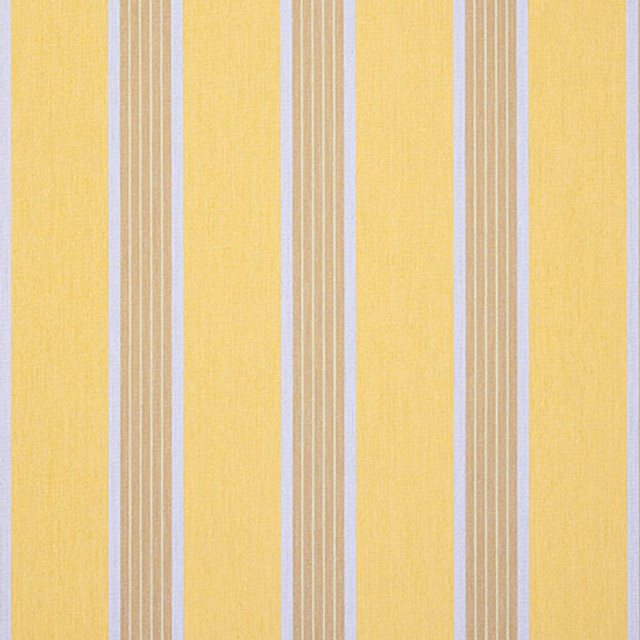 D107 Manosque Yellow by Sunbrella Designer Fabric Dickson North American Collection - Stripes 100% Solution Dyed Acrylic USA or Imported 10-Year Horizontal: and Vertical: 47 in. - Swanky Fabrics -