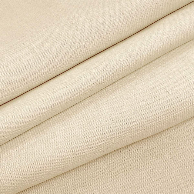 Emma Linen Eggshell by Magnolia Designer Fabric - 100 % Linen India 20000 Horizontal: 0 and Vertical: 0 54" - Swanky Fabrics -